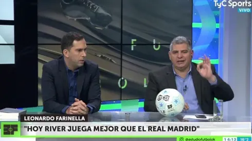 Leo Farinella: "Hoy River juega mejor que el Real Madrid"