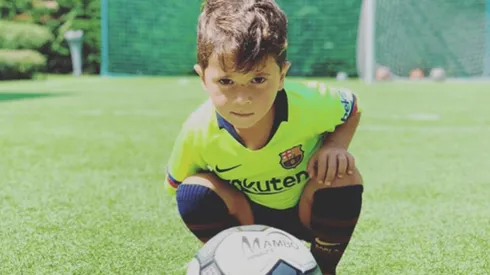 En el cumple de Mateo, jugando al fútbol, Antonela Roccuzzo grabó su mejor video de todos los tiempos