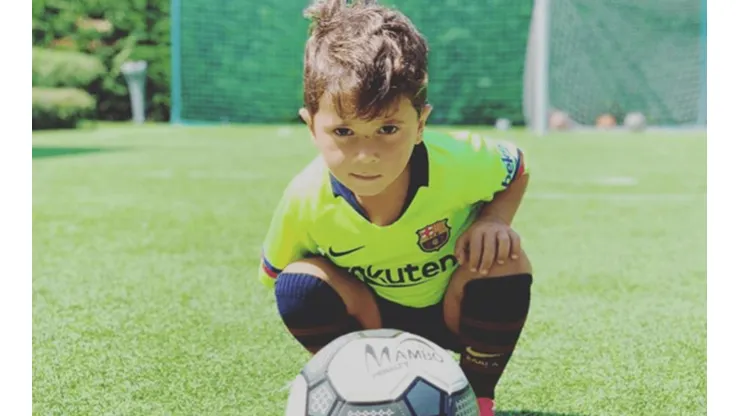 En el cumple de Mateo, jugando al fútbol, Antonela Roccuzzo grabó su mejor video de todos los tiempos