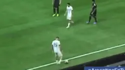 De Paul estaba aburrido en el Argentina-México y tiró magia en un lateral