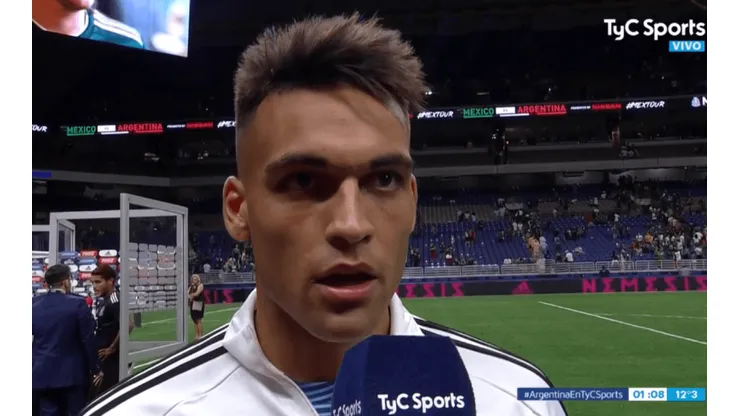 Lautaro Martínez después de su hat-trick: "Estoy muy emocionado"