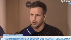 Mussis sobre Maradona: "Con solo verlo ya te tenés que comer el pasto"