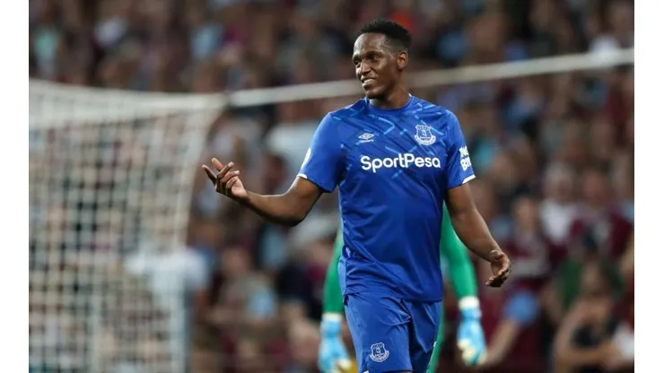 Yerry Mina, defensor del Everton de Inglaterra.