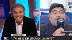 No podemos más: Ruggeri le preguntó a Maradona si se puso botox para no tener arrugas en la cara
