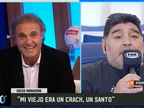 No podemos más: Ruggeri le preguntó a Maradona si se puso botox para no tener arrugas en la cara