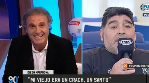 No podemos más: Ruggeri le preguntó a Maradona si se puso botox para no tener arrugas en la cara
