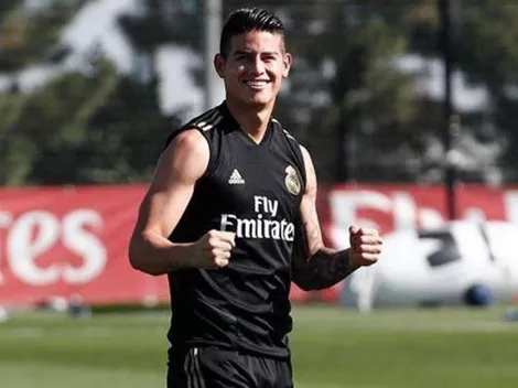 Enfocado al 100%: posteo en Instagram de James Rodríguez entrenando con el Real Madrid