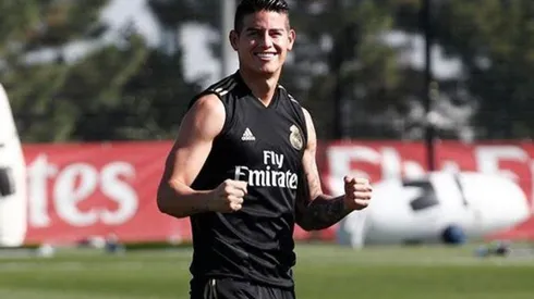Enfocado al 100%: posteo en Instagram de James Rodríguez entrenando con el Real Madrid