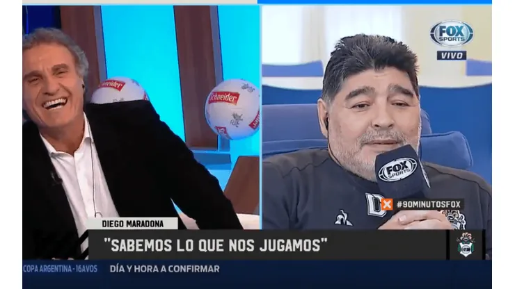 A Diego le preguntaron qué pasa si el VAR le anula un gol y tiró: "Se arma un quilombo para 49"