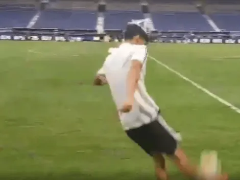 ¡Desde fuera de la cancha! El gol olímpico de Antuna