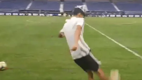 ¡Desde fuera de la cancha! El gol olímpico de Antuna