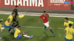 Caos total en el Estadio Pacaembú.