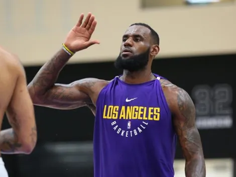 No para: LeBron James se filmó entrenando en su yate privado y es una locura