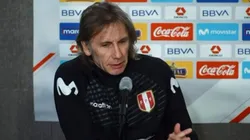 Ricardo Gareca en conferencia de prensa.