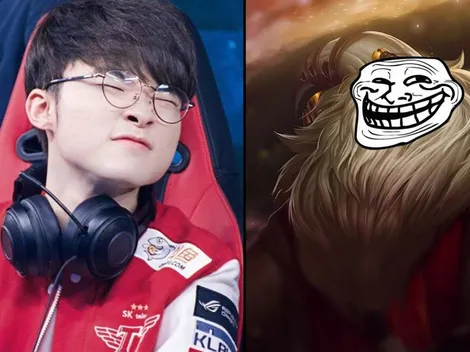 ¡Faker humillado en Stream! Un Bardo baiteó al mejor jugador del mundo y todo su equipo