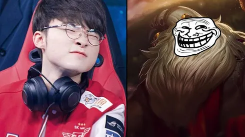 ¡Faker humillado en Stream! Un Bardo baiteó al mejor jugador del mundo y todo su equipo
