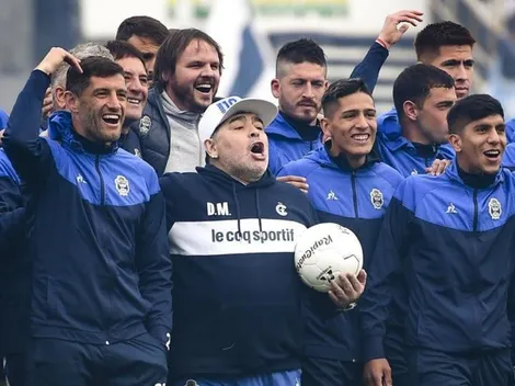 Juega en Gimnasia y quedó impactado por Maradona: "Ahora me puedo morir tranquilo"