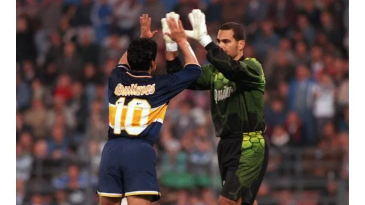 Viejas épocas entre Maradona y Chilavert.