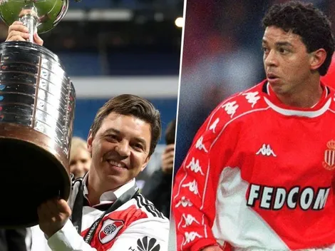 El Monaco saludo a Gallardo en el aniversario de la obtención de la Copa Libertadores