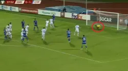 La nula resistencia del arquero de San Marino.