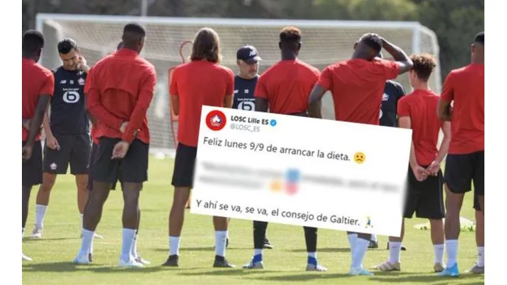 La administra Gallardo: la cuenta de Twitter del Lille se burló de Boca