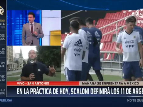 En FOX adelantaron la formación que usaría Argentina para enfrentarse a México