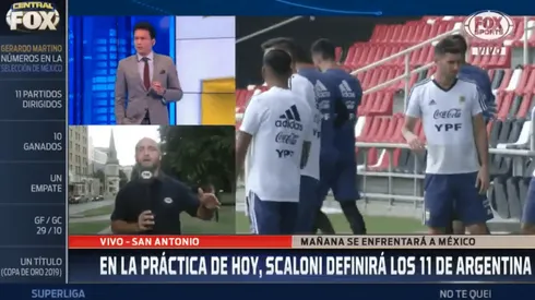 En FOX adelantaron la formación que usaría Argentina para enfrentarse a México