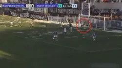 El gol en contra de Daniel Díaz.