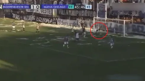 El gol en contra de Daniel Díaz.