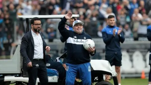 La figura del River de Gallardo que fue hasta La Plata para ver la presentación de Maradona