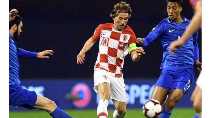 Azerbaiyán vs. Croacia por las Eliminatorias de la Eurocopa.