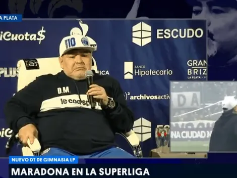 Maradona se hizo un tiempo para hablar de Messi: "Yo agarré al mejor, se los pasaba de a cinco"