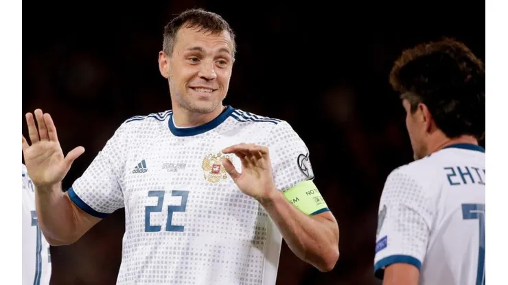 Rusia vs. Kazajistán por las Eliminatorias de la Eurocopa.