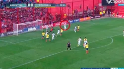 Ponce se la desvió al arquero y Argentina le dejó servido el primer gol a Colombia
