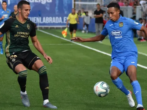 El 9 peruano de La Liga 123: Jeisson Martinez jugó en el empate 1-1 de Fuenlabrada