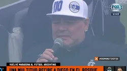 Desafiante: Maradona desmintió un rumor periodístico que comenzó apenas llegó a Gimnasia