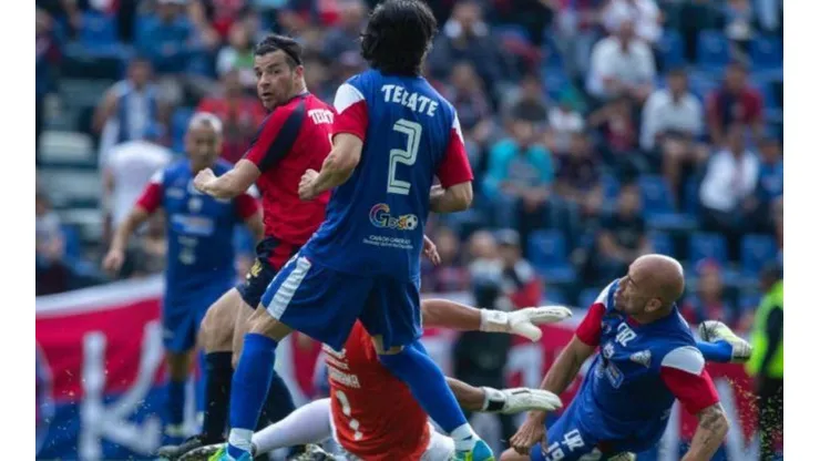 Empate entre las leyendas de Cruz Azul y las de Atlante