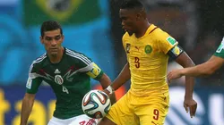 Rafa Márquez también saludó a Eto´o tras el retiro