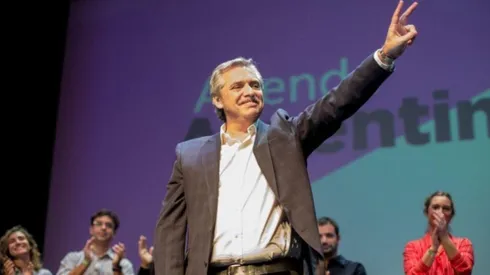 Alberto Fernández, candidato por el 'Frente de Todos'.