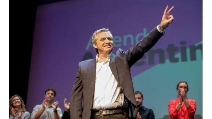 Alberto Fernández, candidato por el 'Frente de Todos'.