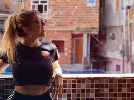 Nati Jota subió una foto saliendo de la pileta y Sofi Morandi le tiró: "¿Esta es la famosa grieta?"