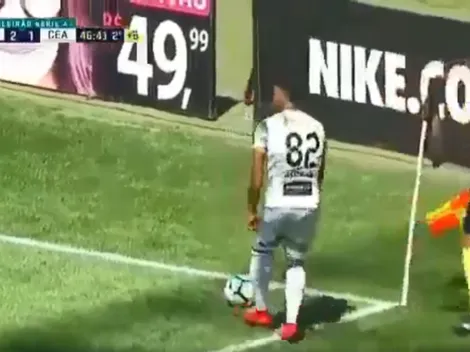 Vio al arquero adelantado en un córner, le pegó de tres dedos ¡y clavó un golazo olímpico!