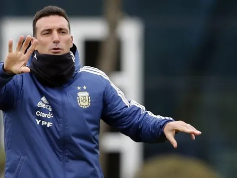 Más problemas para Scaloni: apuntaba a ser titular vs. México, pero entrenó de manera diferenciada