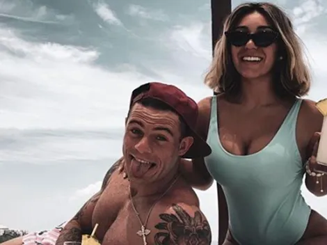 A la novia de Nández le dijeron que el jugador se fue de Boca por su culpa y ella respondió