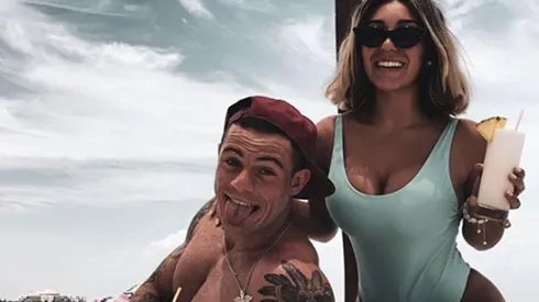 A la novia de Nández le dijeron que el jugador se fue de Boca por su culpa y ella respondió