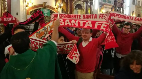 Misa para Independiente Santa Fe