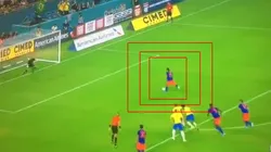 Muriel, de penal, descontó para Colombia y puso el 1-1 contra Brasil