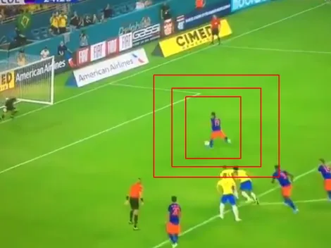 Muriel, de penal, descontó para Colombia y puso el 1-1 contra Brasil