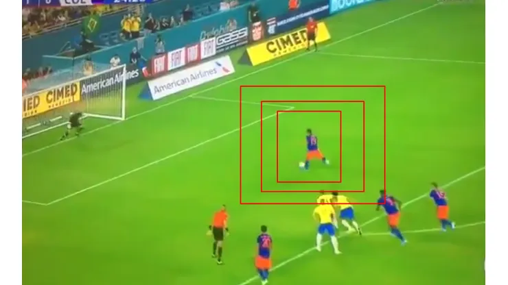 Muriel, de penal, descontó para Colombia y puso el 1-1 contra Brasil