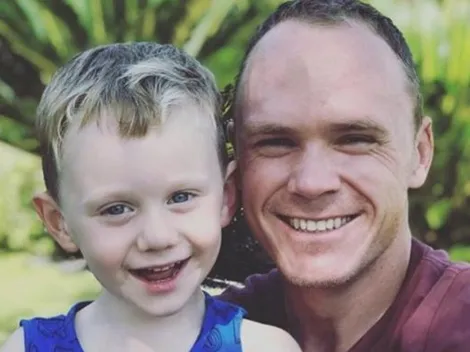 Tras cotudo con paperas: ahora Chris Froome sufre accidente doméstico